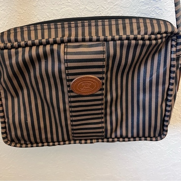 Vintage Allen Edwards Leather Trim Purse - Picture 6 of 14